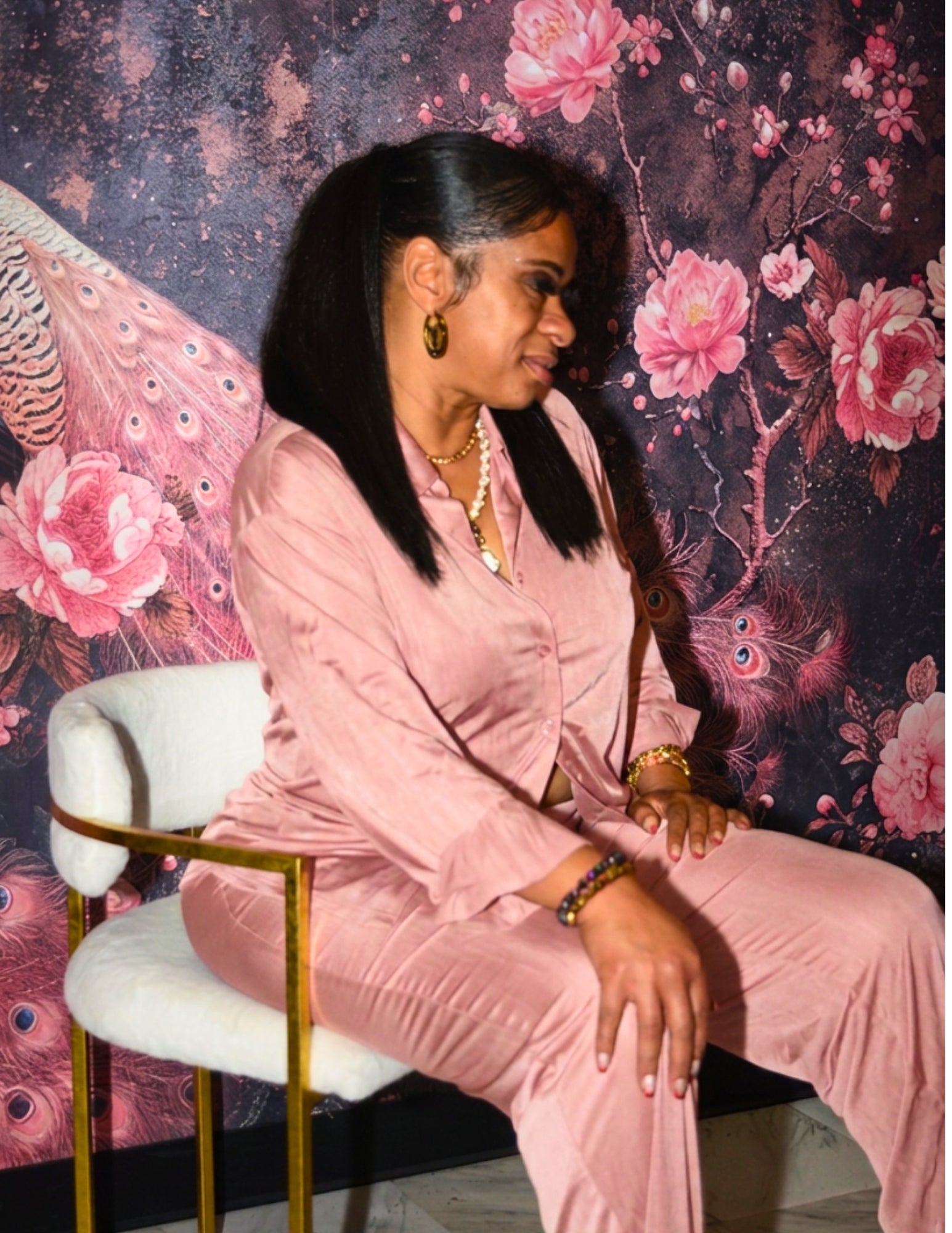 The After Hours Two Piece Set in Pink